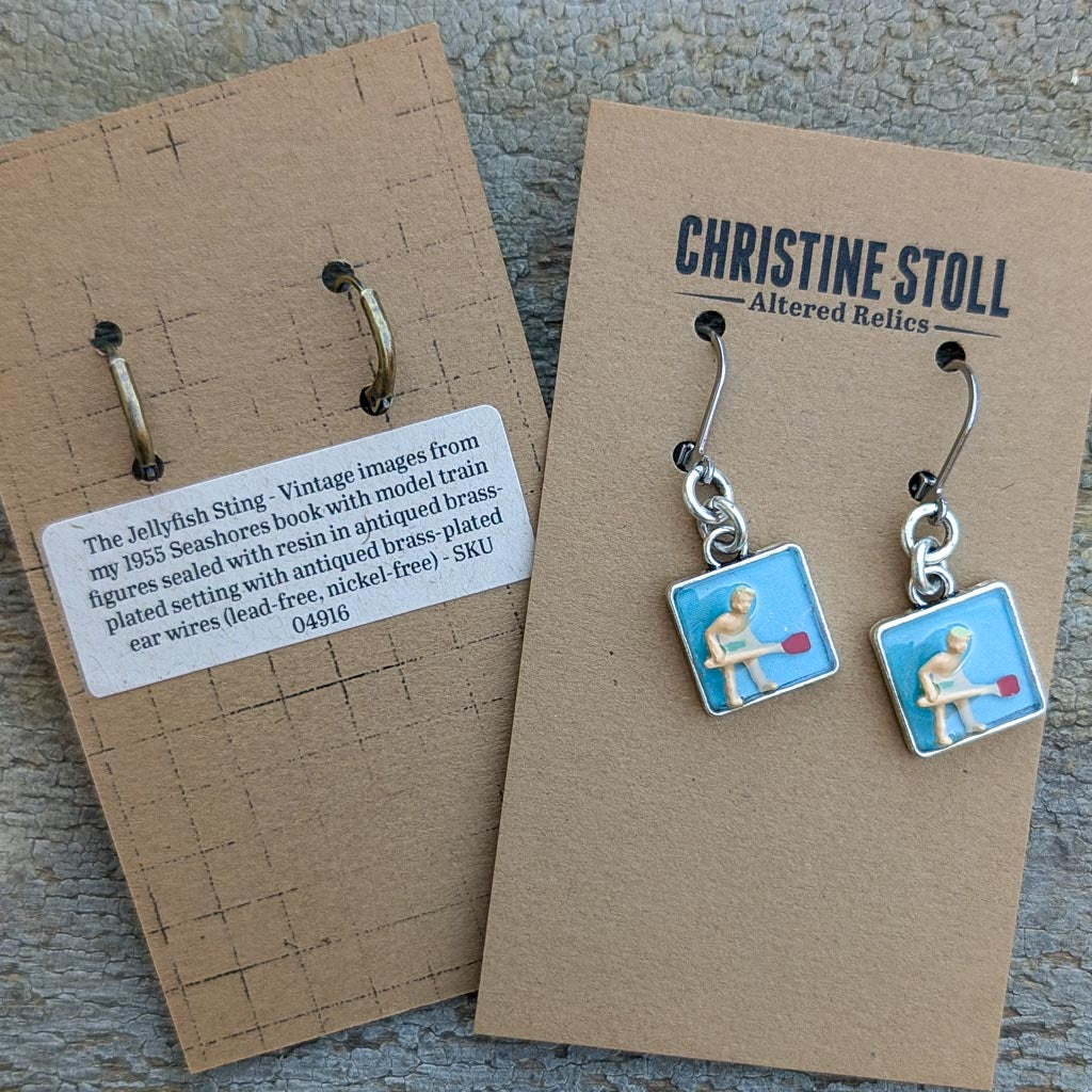 Life's a Beach Earrings - Sand Angels