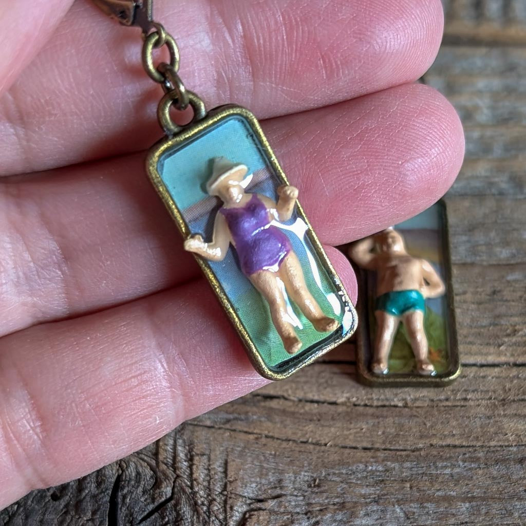 Life's a Beach Earrings - Where's the Sunscreen?