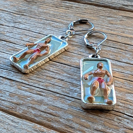 Life's a Beach Earrings - Muscle Beach