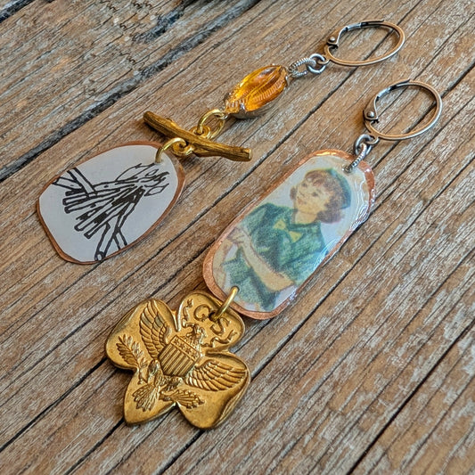 Limited Edition Earrings - Girl Scout Camp
