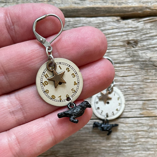 Midnight Crows - Assemblage Vintage Watch Dials