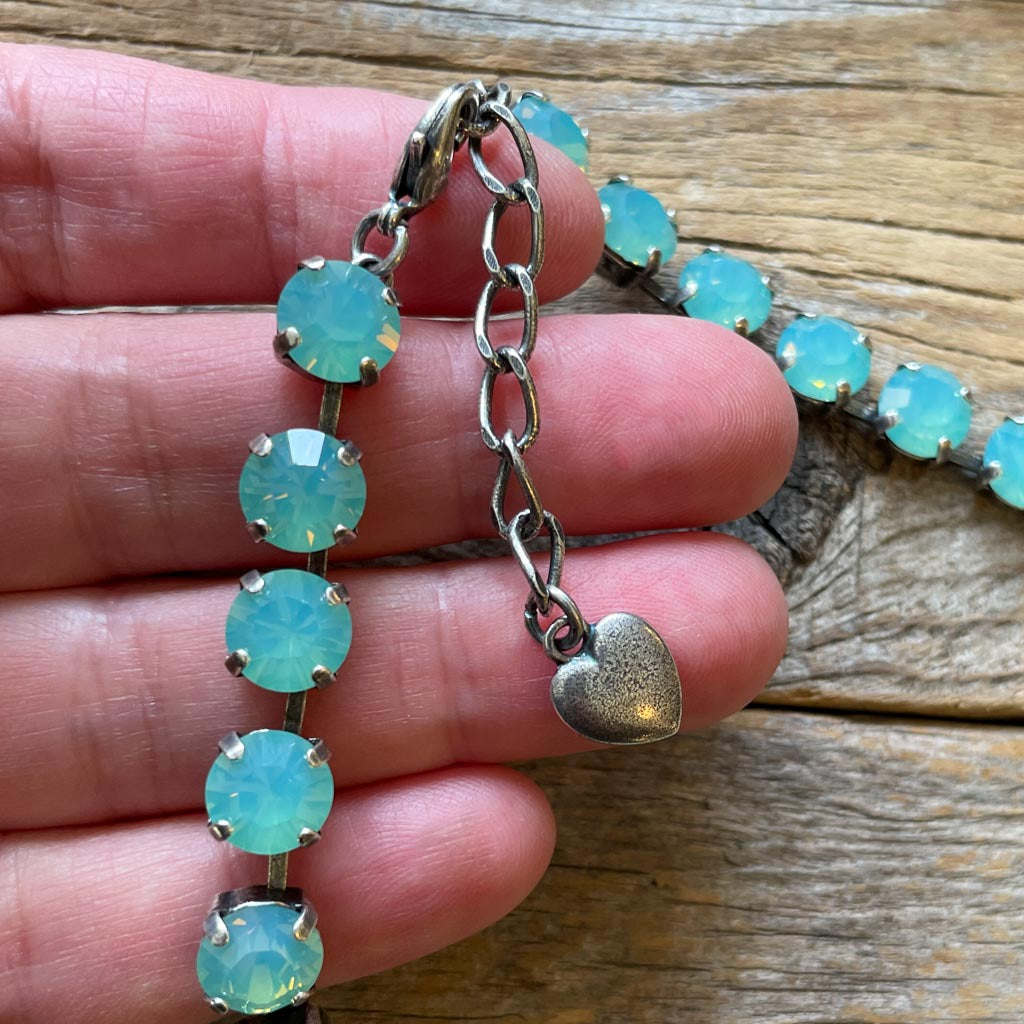 Pacific Opal Vintage Rhinestone Necklace