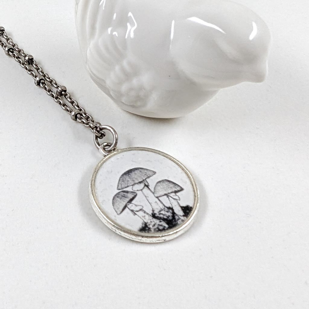 Mushroom Necklace - Death Caps