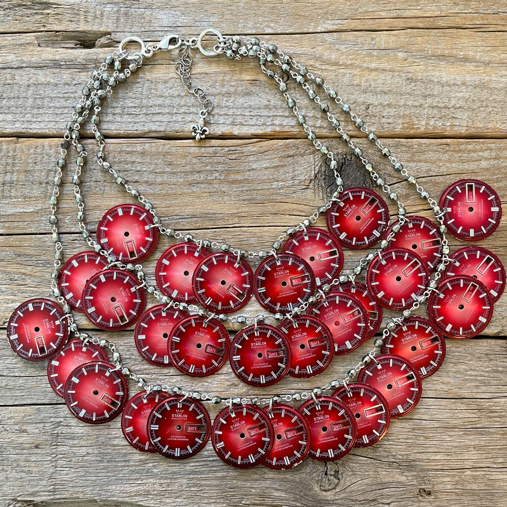 Vintage Watch Dial Necklace - To the End of Time