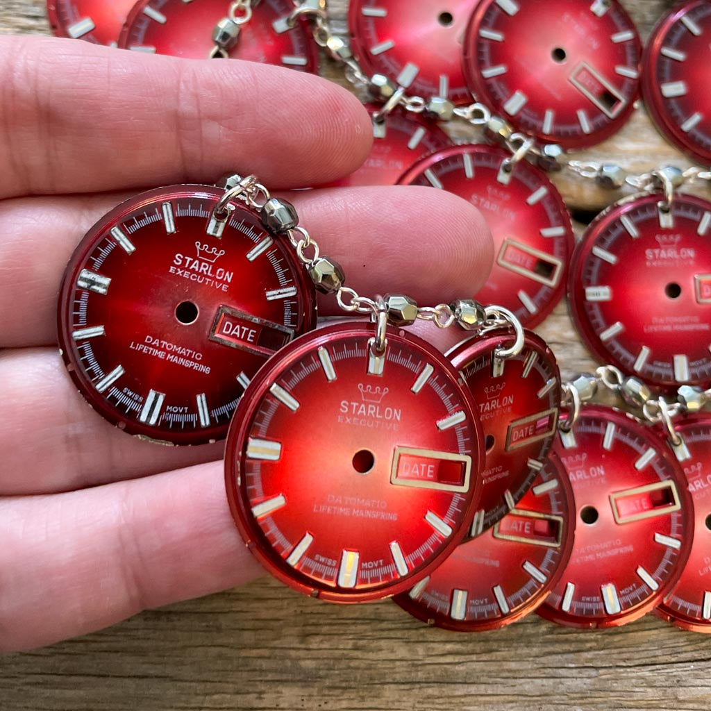 Vintage Watch Dial Necklace - To the End of Time