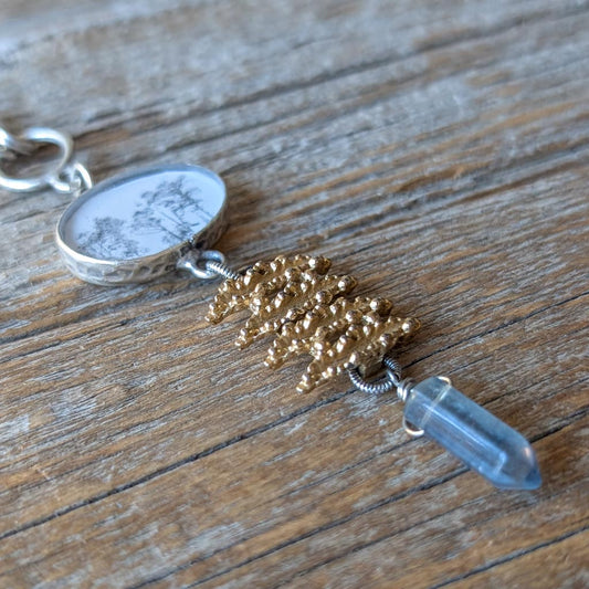 Whispers II | ReCapture Collection - Vintage Photo Necklace