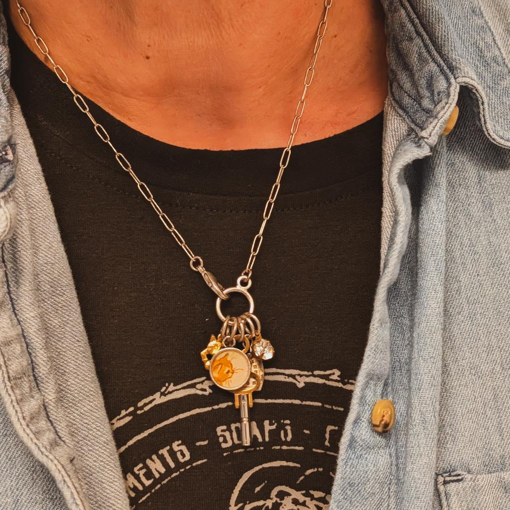 Puff the Kitten Necklace - Kitten Cat Treasures