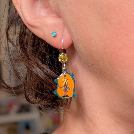 Grinch Limited Edition Earrings - Cindy Lou Who