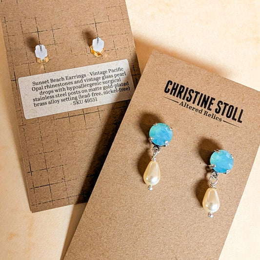 Pacific Opal Sunset Beach Earrings