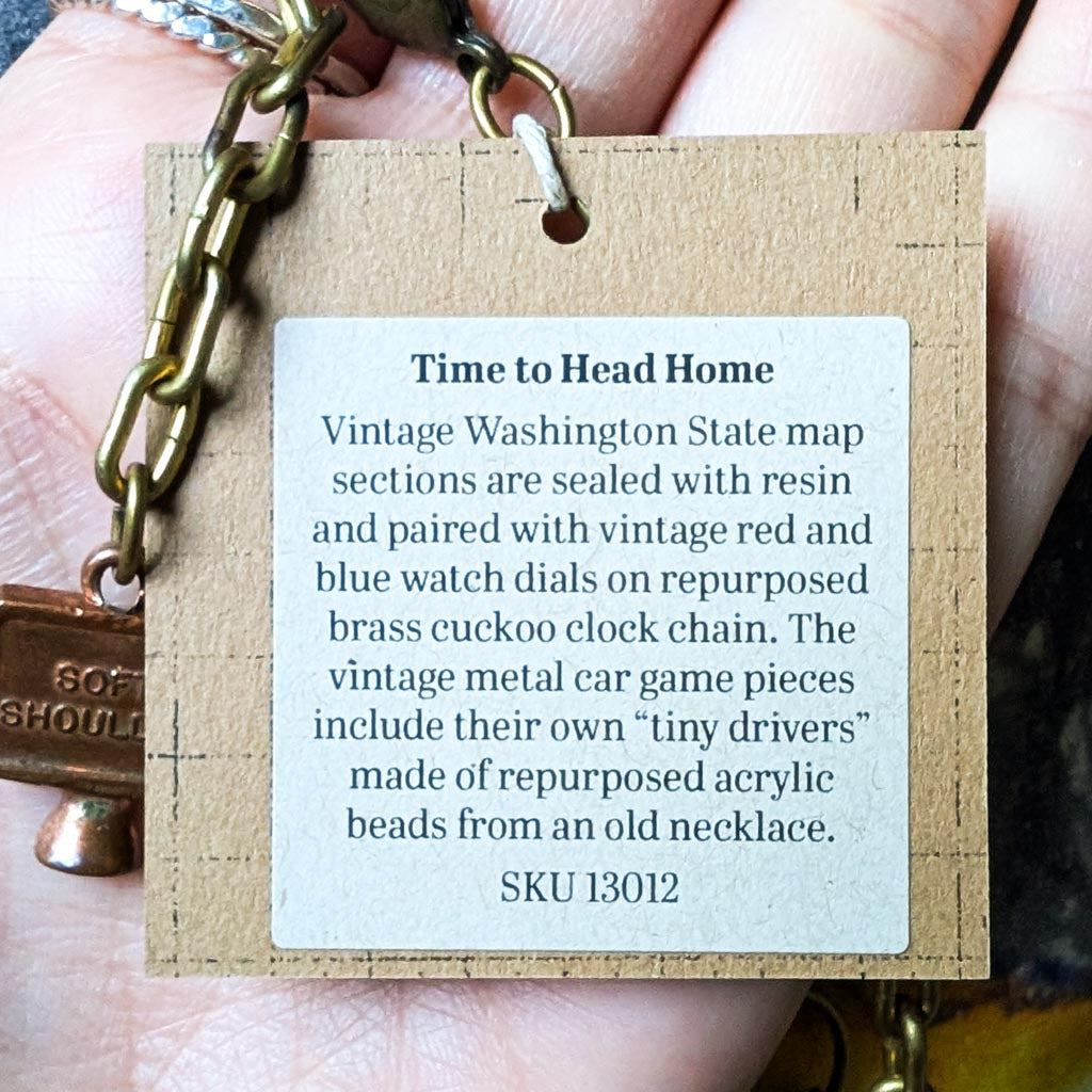 Time to Head Home Necklace