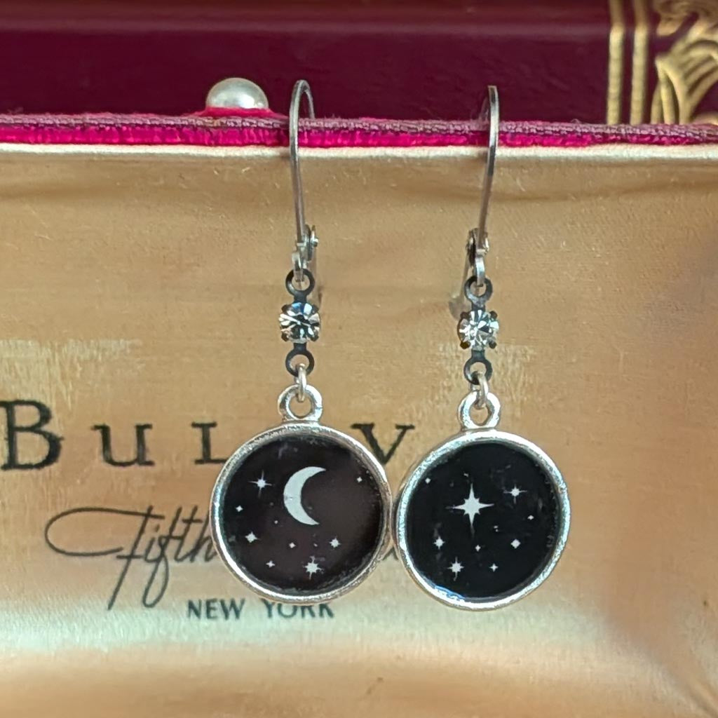 Midnight Sparkles Dangle Earrings