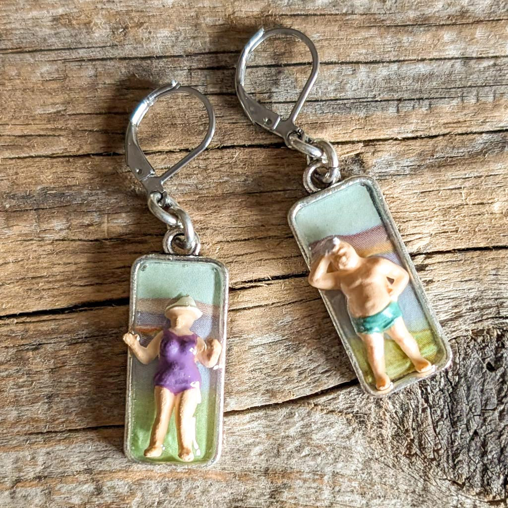Life's a Beach Earrings - Where's the Sunscreen?