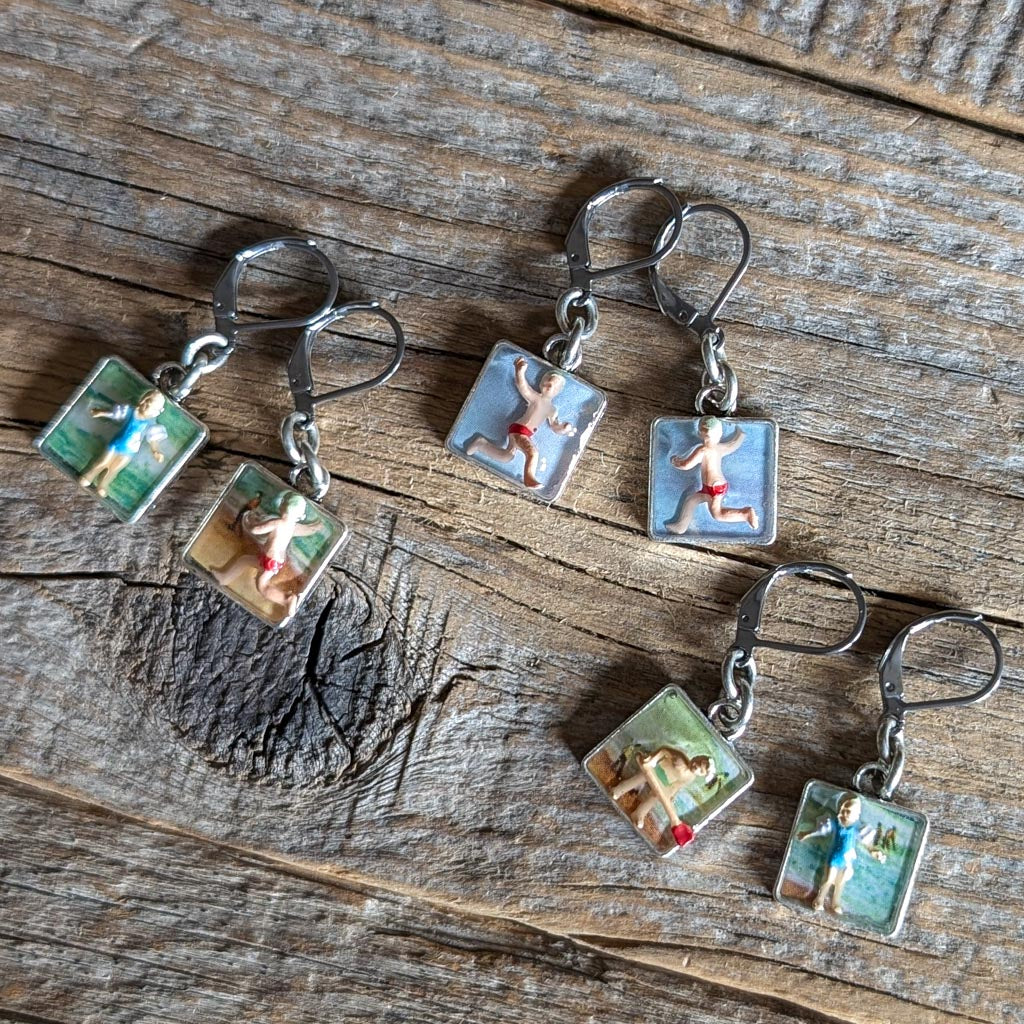 Life's a Beach Earrings - Sand Angels