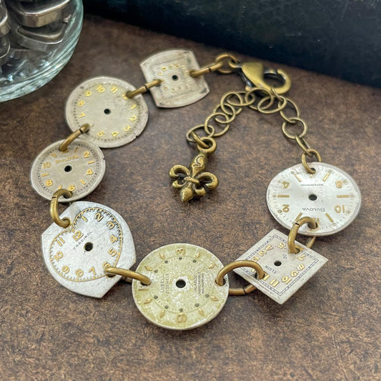 Vintage Watch Dial Bracelet - Limited Time