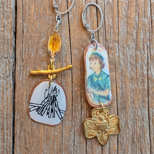 Limited Edition Earrings - Girl Scout Camp
