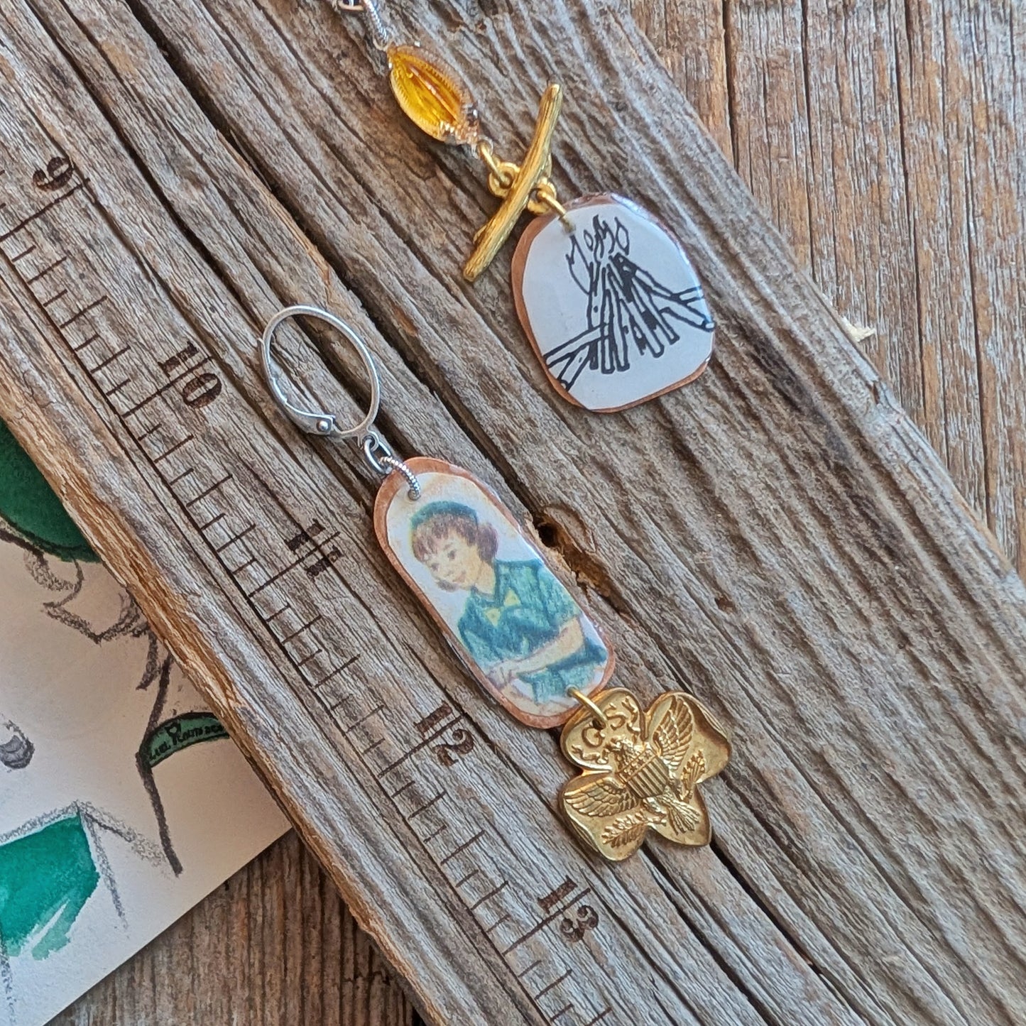 Limited Edition Earrings - Girl Scout Camp