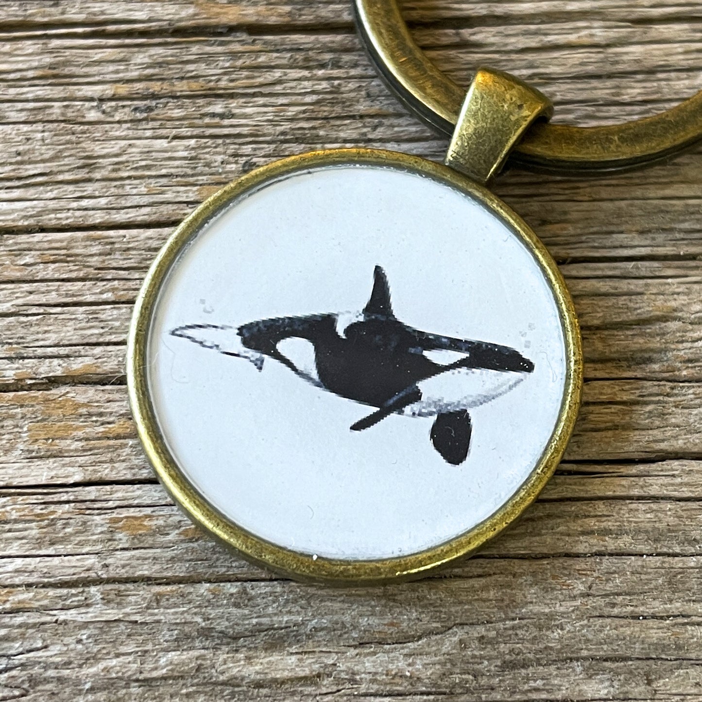 Orca Illustration Keychain