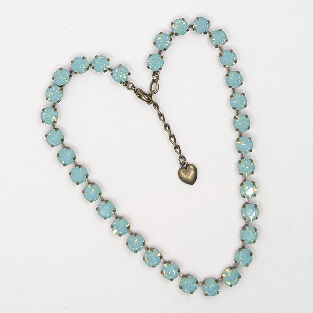 Pacific Opal Vintage Rhinestone Necklace