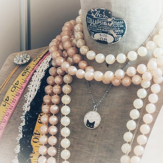 Peony Flower Necklace - Peony Bloom