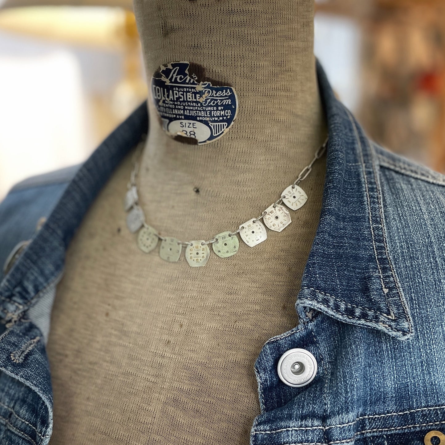 Vintage Watch Dial Necklace - Limited Time