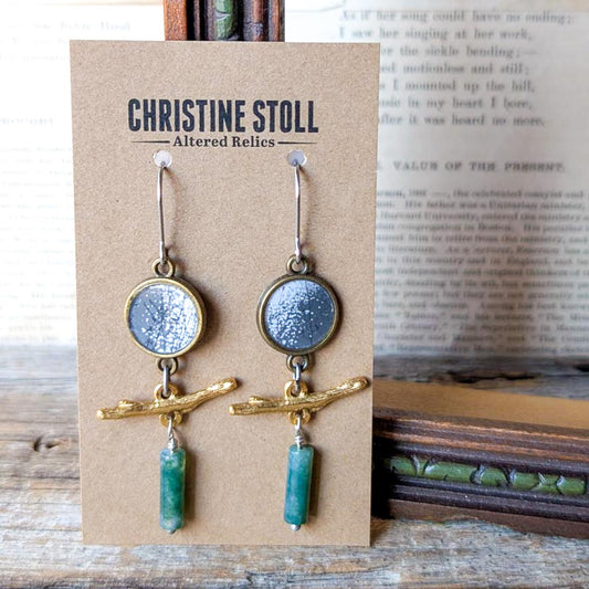 Ripples 1 | ReCapture Collection - Vintage Photo Earrings