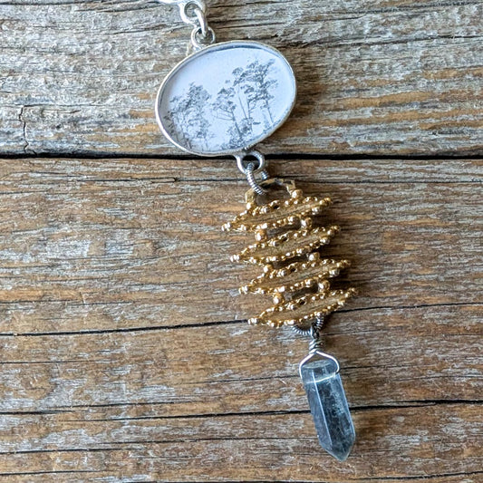 Whispers II | ReCapture Collection - Vintage Photo Necklace