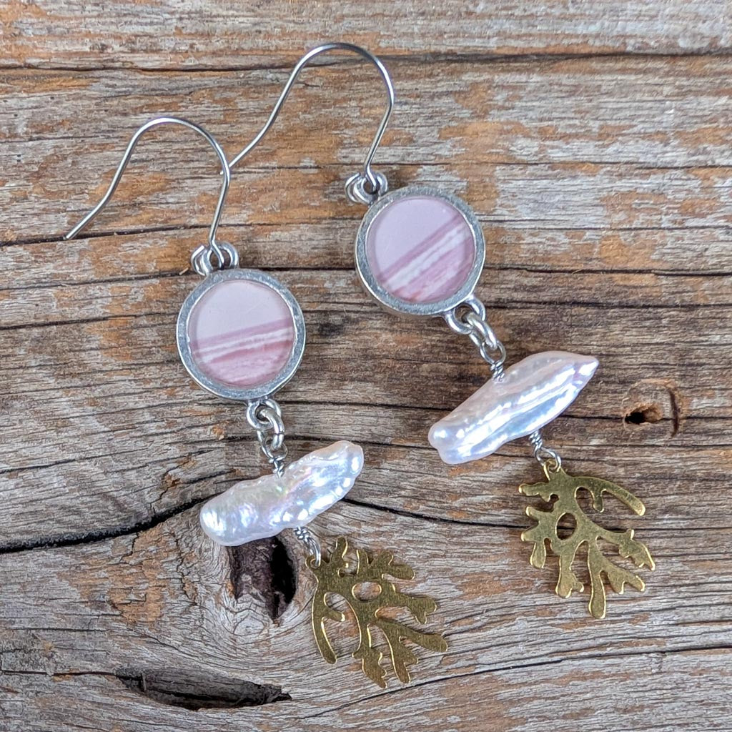 Above :: Under Water | ReCapture Collection - Vintage Photo Earrings