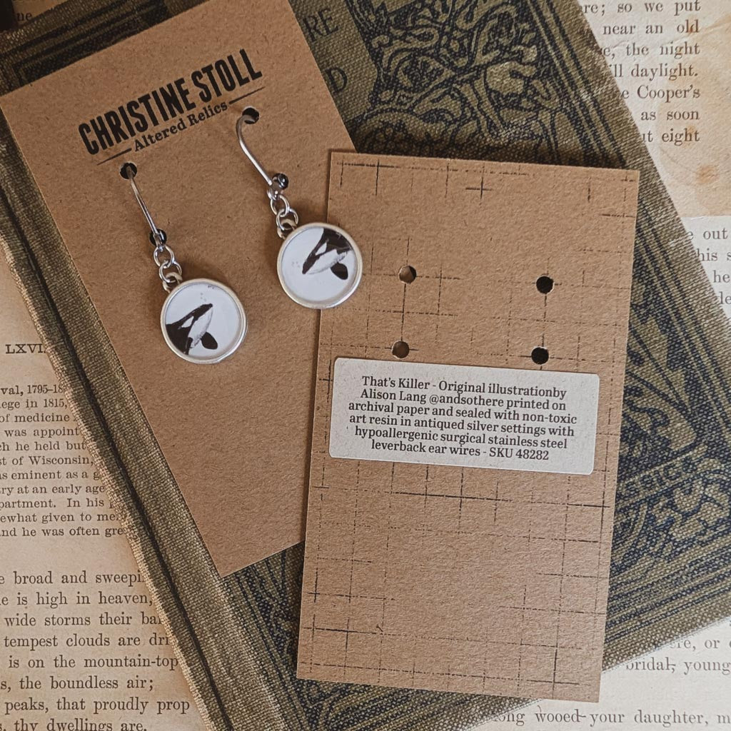 Orca Dangle Earrings - That's Killer