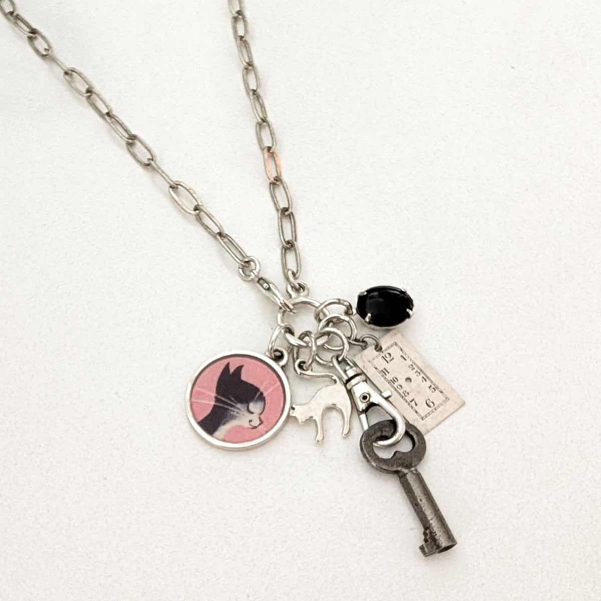 Sassy Cat Necklace - Cat Treasures