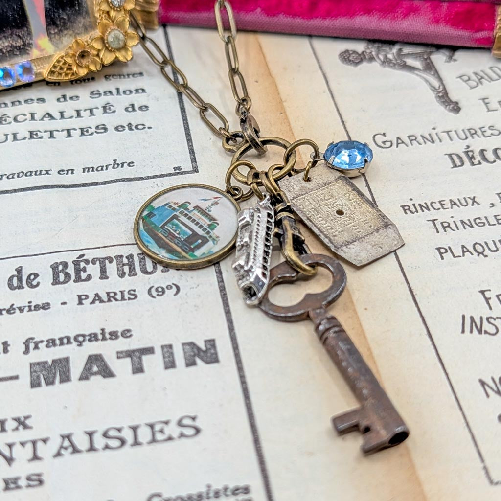 Sound Sailing Necklace - Ferry Boat Repurposed Treasures