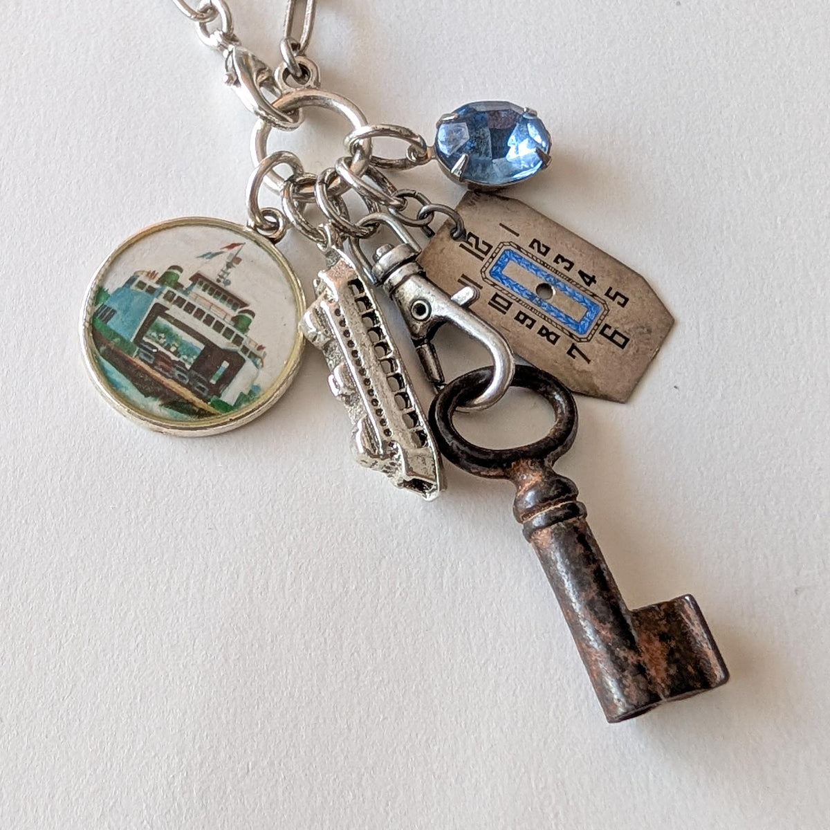 Sound Sailing Necklace - Ferry Boat Repurposed Treasures