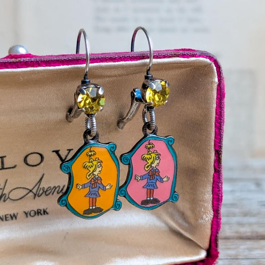 Grinch Limited Edition Earrings - Cindy Lou Who