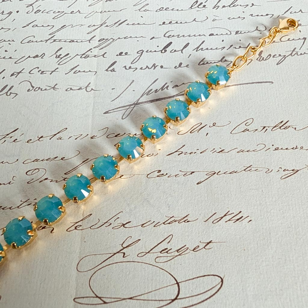 Pacific Opal Vintage Rhinestone Bracelet