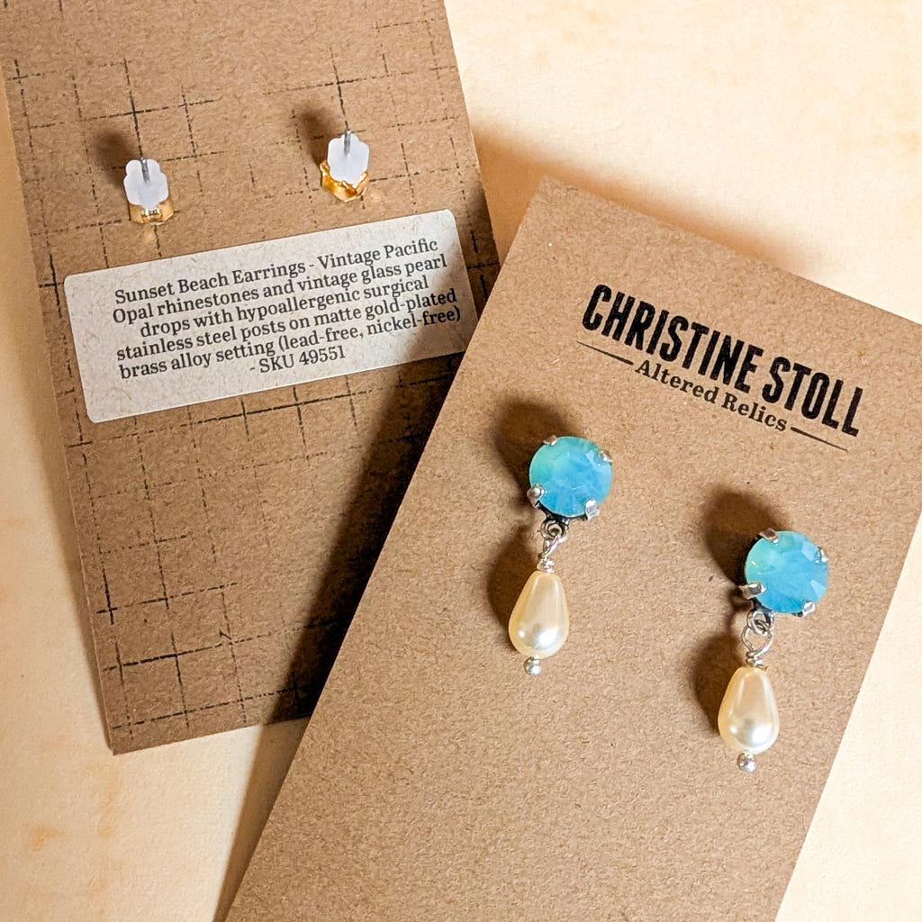 Pacific Opal Sunset Beach Earrings