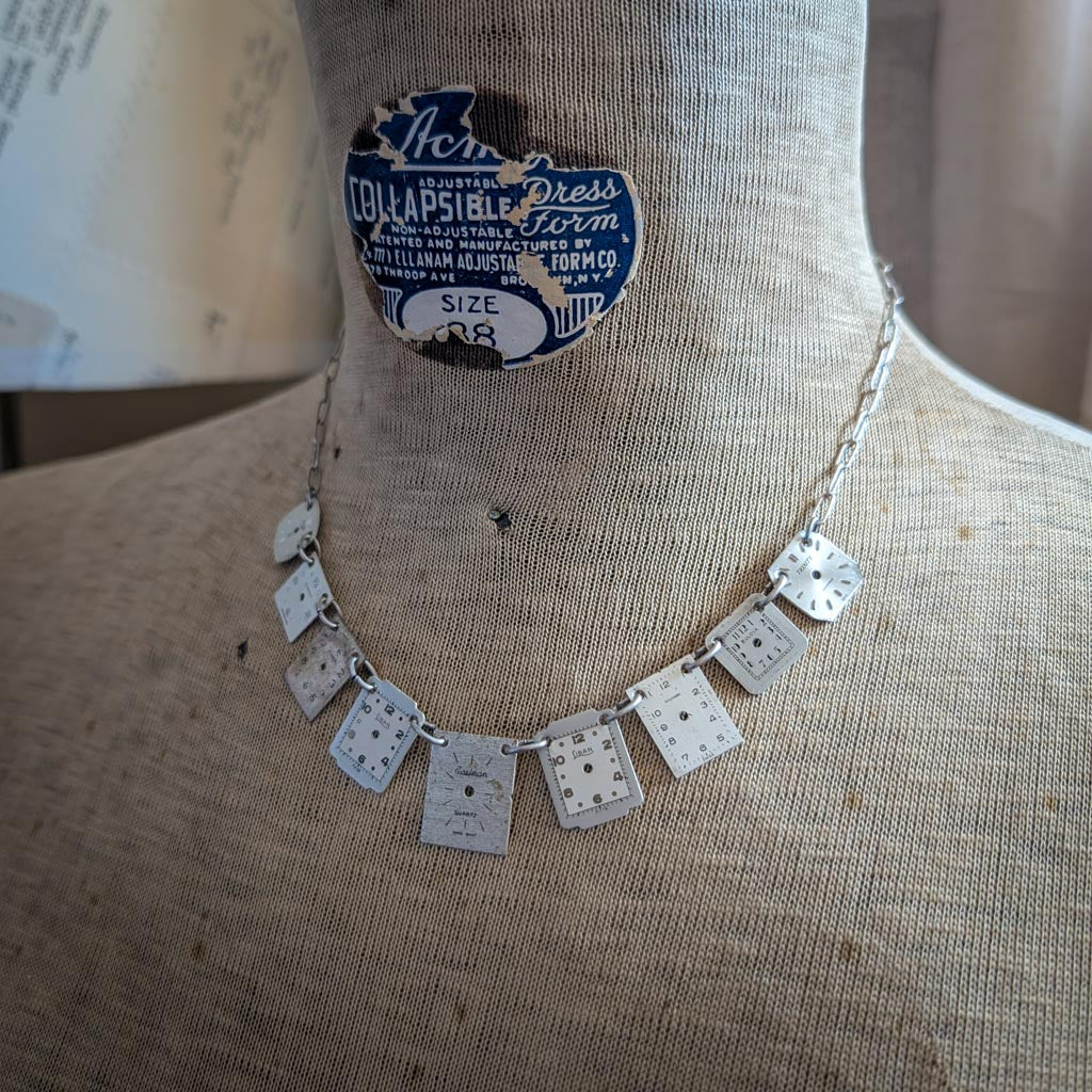 Vintage Watch Dial Necklace - Limited Time